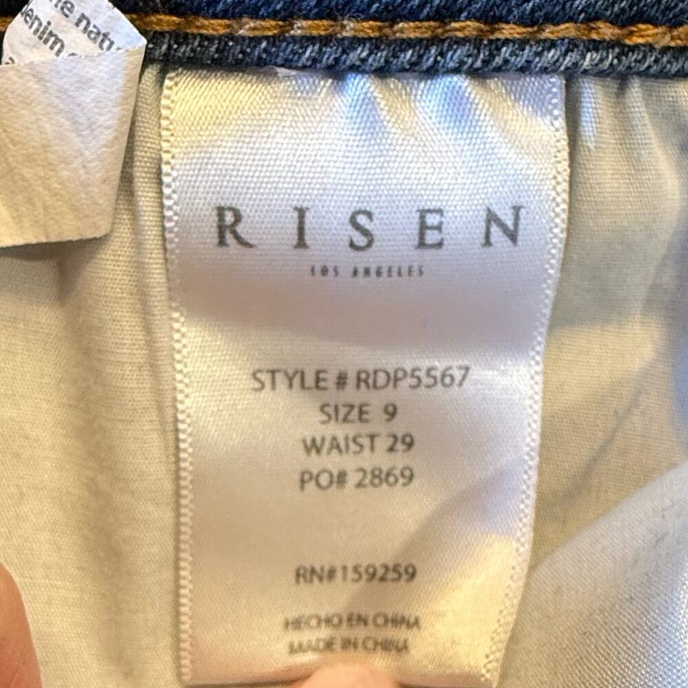 Risen Women’s 9/29 x 29” Classic Blue Women's Denim Jeans - Picture 7 of 9